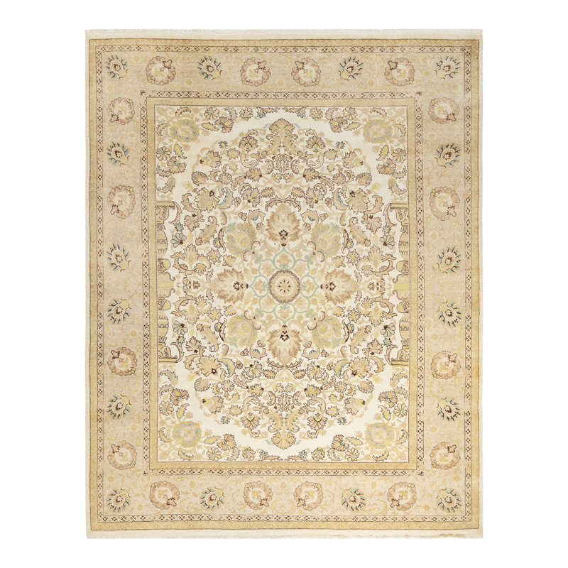 Srihitha One-of-a-Kind 8' 2" X 10' 4" Hand Knotted Area Rug