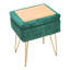 Anabella 48cm Rectangle Upholstered Storage Ottoman Vanity Stool-108426482