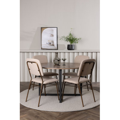 Anjanette 4 - Person Dining Set