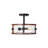 Barthelmess Glass Semi Flush Mount