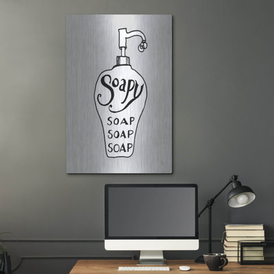 'Soapy' by Sue Schlabach Metal Wall Art