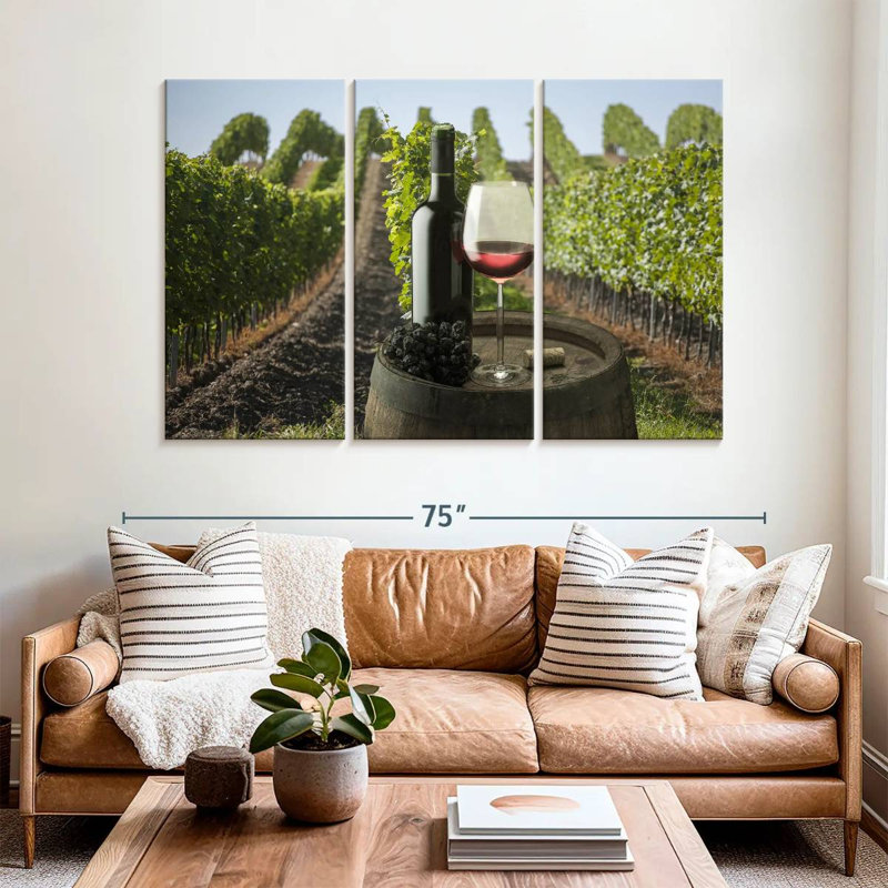 Yarlin Vineyard Wine Tasting, 42" H x 65" W