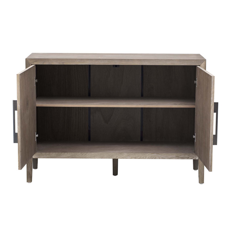 Accent Cabinet,Sideboard Wooden with 2 Doors, Natural