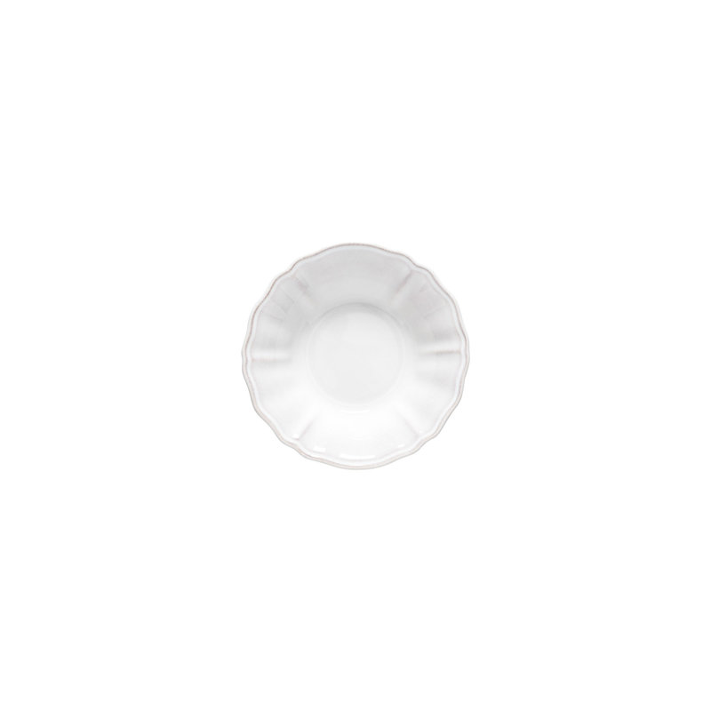 Assiette à hors-d'œuvre en grès de 5,38 po Alentejo, ensemble de 6, Blanc