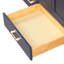 Meuble-lavabo double 60 po avec plateau en marbre de Carrare et miroir Gamali-465140150