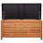 vidaXL Storage Box Outdoor Storage Chest Entryway Bench Solid Wood Eucalyptus