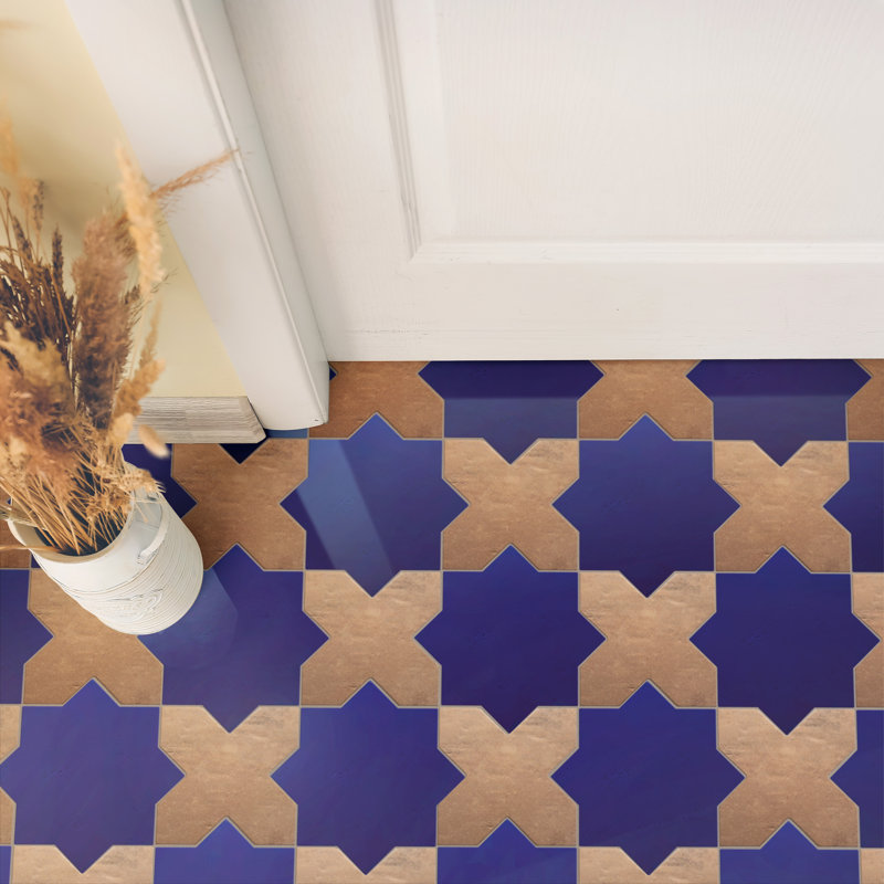 Argile Star 7 In. X 7 In. Porcelain Floor And Wall Tile