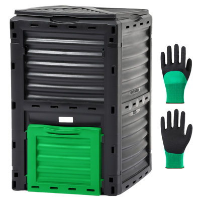 Resin Open and Manual Lift Kitchen Trash Can - 80 Gallons