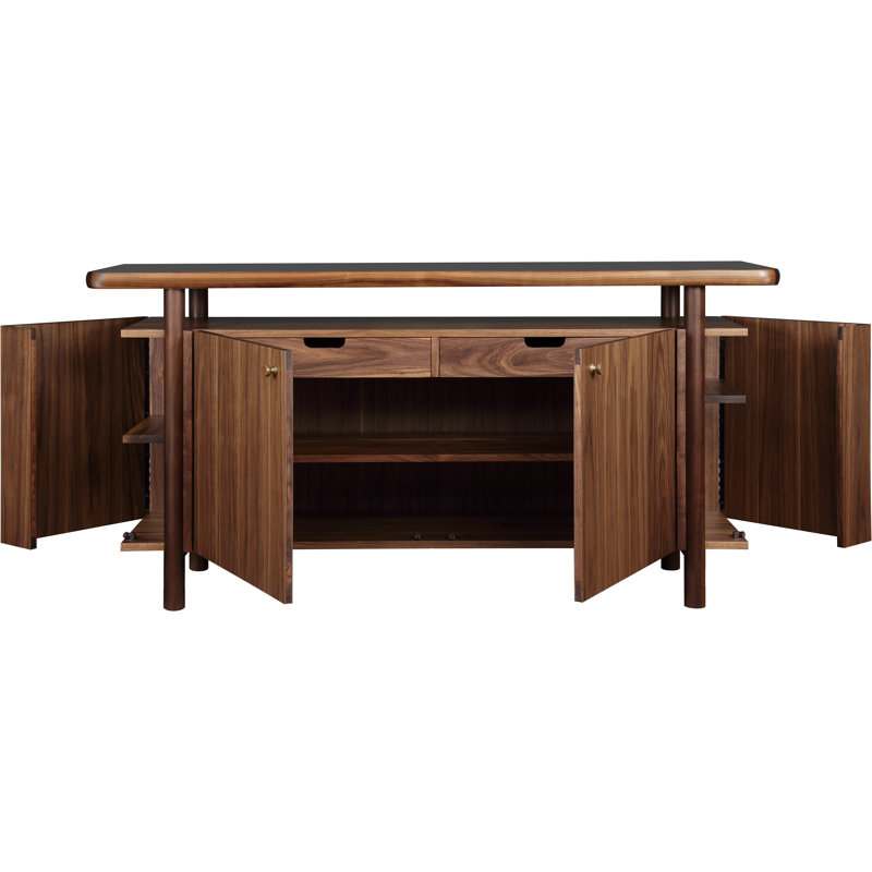 Walnut Grove Credenza - Wood Top