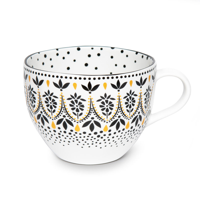 Sara Miller, Artisanne Noir - Mandala Mug