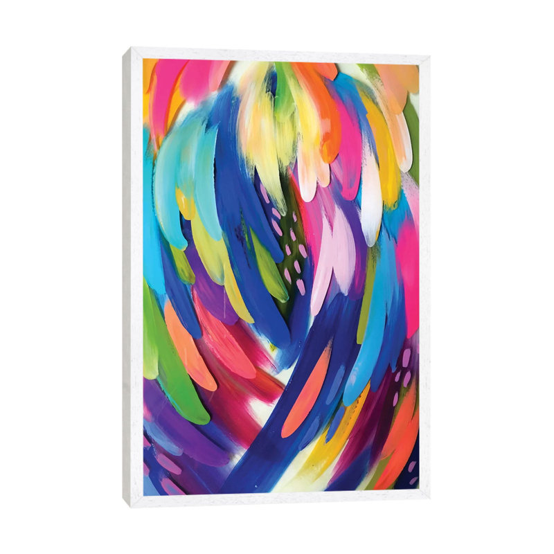 No. 10 - Painting on Canvas, White Framed, 66.04 cm H x 45.72 cm W
