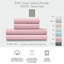  Ensemble de draps 100% coton percale frais et frais (4 pièces)-1379065359-1379065586