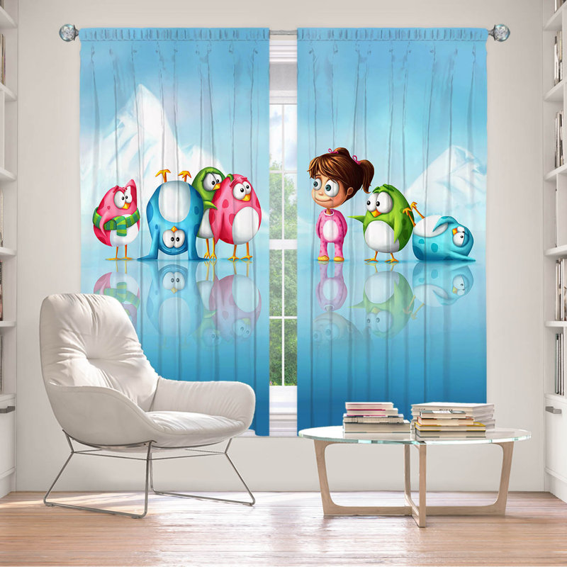Paire de rideaux obscurcissant en polyester Carnlea, L 40 po x L 82 po