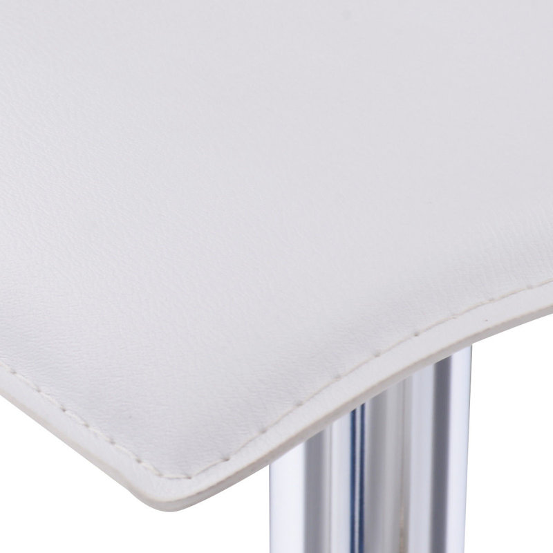 Mathews Swivel Upholstered Adjustable Height Counter Stool