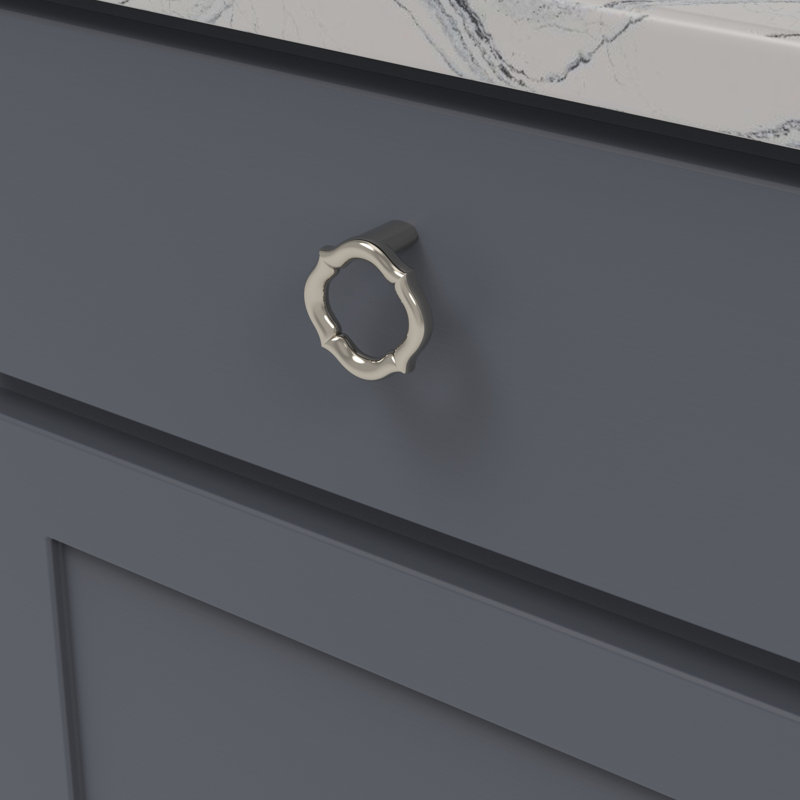 Trellis Collection Pendant Pull - 2 " Diameter Cabinet Pull - Traditional Hardware for Drawers & Cabinets, Polished Nickel