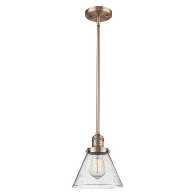Luminaire suspendu conique à 1 lumière Mosley