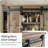 Farmhouse Wall Cabinet with Sliding Barn Door, Adjustable Shelves & Medicine Storage, 31"W, for Bathroom & Kitchen
