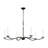 Chapman & Myers Ifiye Dining Room Chandelier In Aged Iron Finish-893107678-893107677