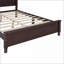 Ensemble de chambre à coucher, lit plateforme en bois pleine grandeur 3 pièces 2 tables de chevet - brun noyer | Bois | Lits standard-367840835