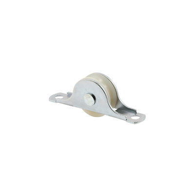Ensemble de 2 panneaux coulissants FHC N6591 concave, boîtier en acier estampé, diamètre de roue de 1 po, finition de boîtier gris, paquet de 2