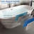Freestanding Bathtub, Acrylic Soaking Tub, Elliptical Design with Chrome Drain & Overflow for Contemporary Bathrooms-121794412