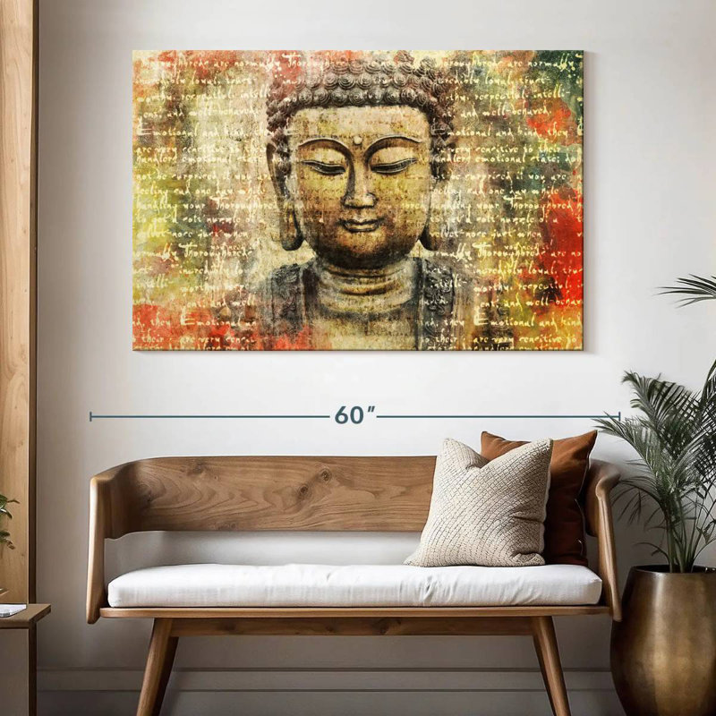 Adella Buddha Enlightenment, 34" H x 51" W