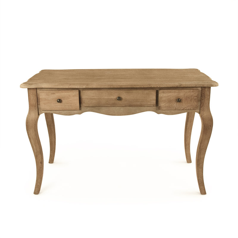 Serene Solid Wood Writing Desk