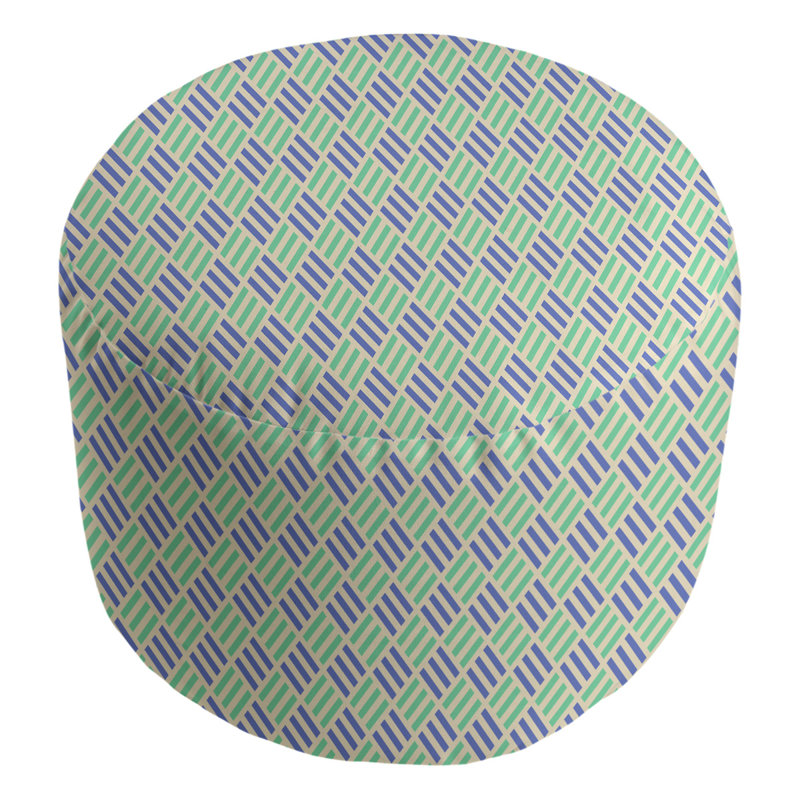 repose-pieds Avicia, Jaune / Vert / Violet