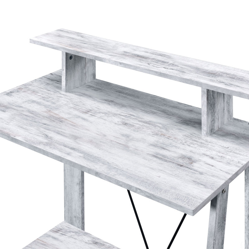 Writing Desk With Upper Shelf