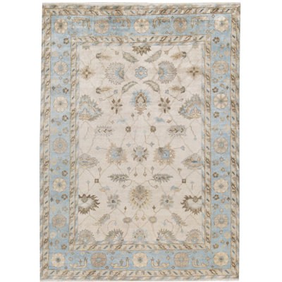 Demirji Oushak One-of-a-Kind 10'1" X 13'11" Wool Area Rug in