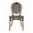Clymer Stacking All-Weather Commercial Paris Chair with Metal Frames-471913610