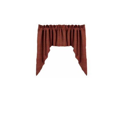 Cotton Floral Swag Window Valance