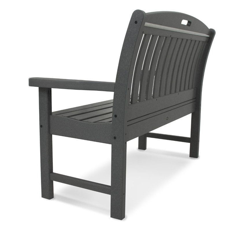 Banc nautique POLYWOOD, H 37,5 po x l 51,75 po x P 25 po, Gris ardoise
