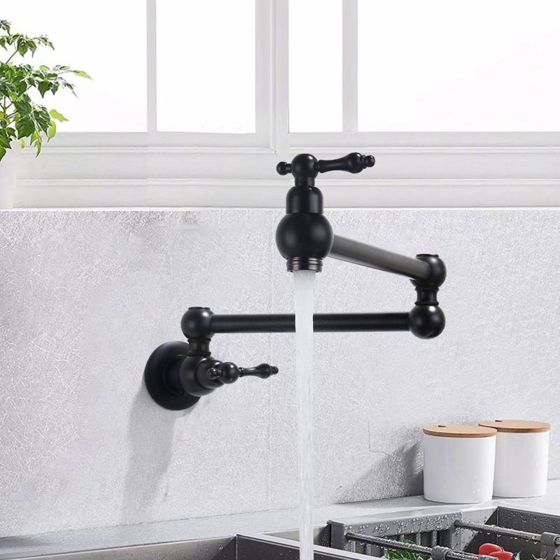 Robinet remplisseur avec accessoires, Noir
