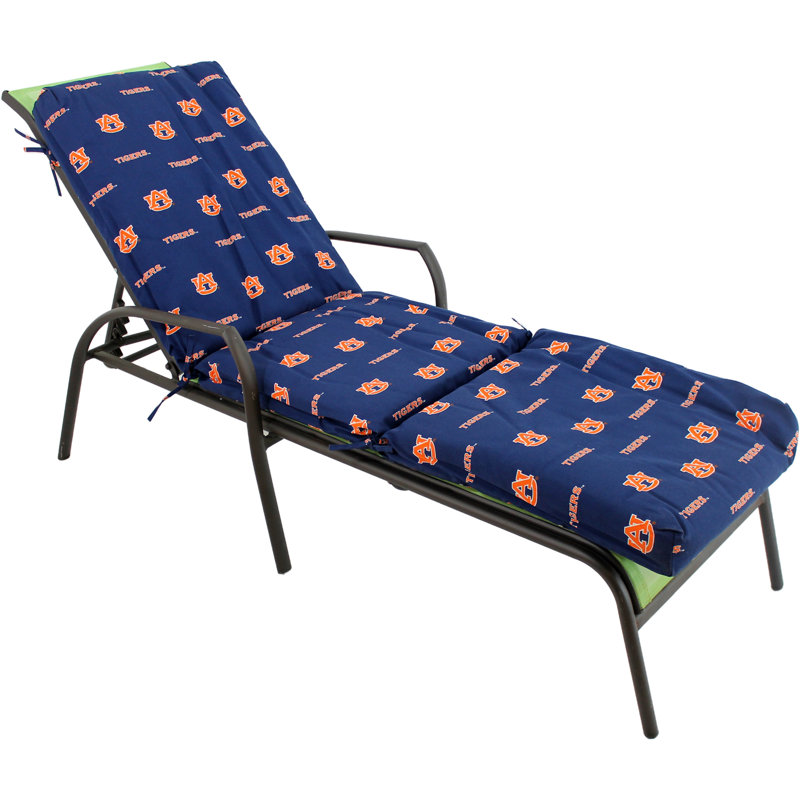 Coussin de salon intérieur/extérieur méridienne auburn NCAA