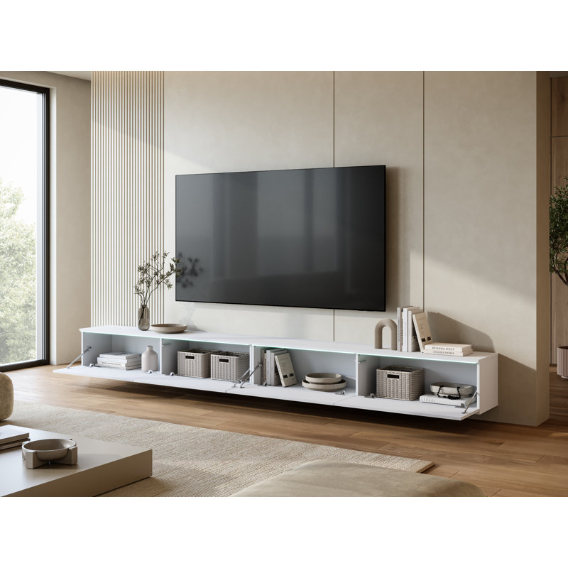 DONNA 300 TV Stand for TVs up to 88", White