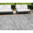 10' X 14' Silver Gray And Pewter Oriental Washable Indoor Outdoor Area Rug