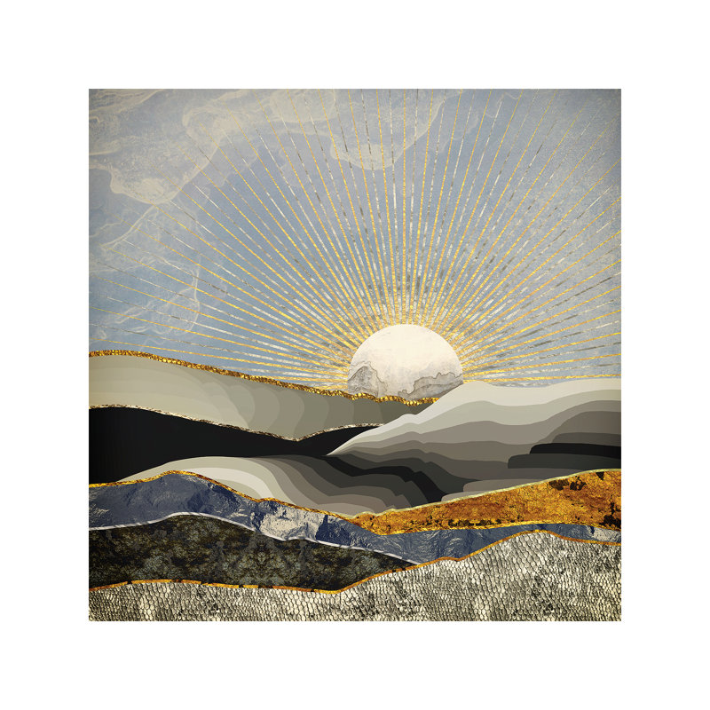 Morning Sun by SpaceFrog Designs - Wrapped Canvas Painting, 93.98 cm H x 93.98 cm W x 1.91 cm D