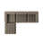 Martinique 109.5" Wide Patio Sectional-120756657-120797319