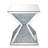 Maycee Mirrored Glass Top End Table