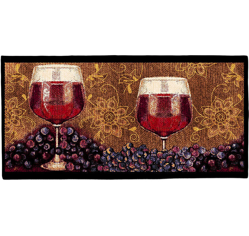 Tapis de cuisine Gauri Rossissimo, Rectangle 1 pi 8 po x 3 pi 4 po