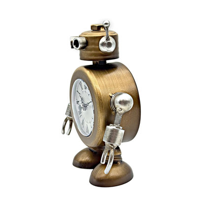 Retro Robot Table Clock