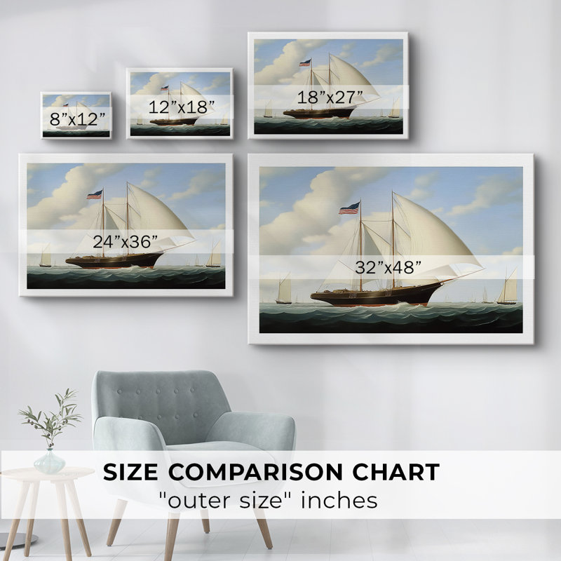 Série Nautical-CLI - Cavas enveloppés de galerie, 8 x 12