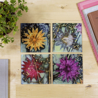Piper Glass Square 1 Piece Coaster