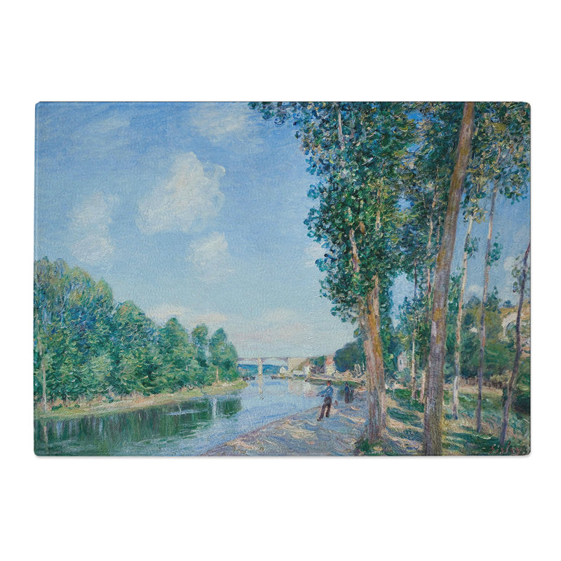 June Sunshine by Alfred Sisley Chopping Board, 0.4cm H x 20cm W x 28.5cm L