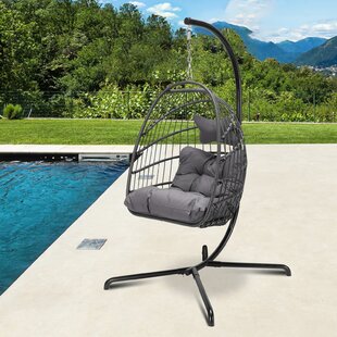 SWITTE Hanging Egg Chair with Stand, Egg Swing Hammock Chair with Stand,  Indoor Outdoor Wicker Egg C…See more SWITTE Hanging Egg Chair with Stand,  Egg