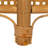 Round Bamboo and Rattan Accent Storage Table-626557102