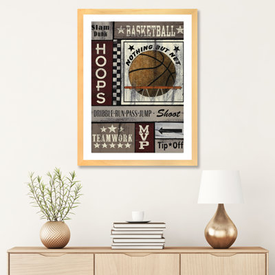 " Basketball Hoops " by Linda Spivey