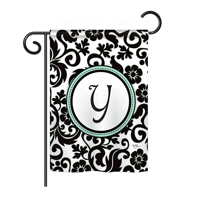 Drapeau de jardin en polyester Penfield, H 18,5 po x l 13 po, Y