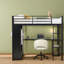 Lits avec rangement peu encombrants, bureau en mezzanine en panneau de fibres à densité moyenne et dortoir moderne